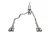 CORSA Performance cor21200 Corsa 19-23 Chevrolet Silverado 1500 Cat-Back Dual Rear Exit with Twin 4in Polished Pro-Series Tips