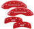 MGP 4 Caliper Covers Engraved Front Mustang Engraved Rear SN95/GT Red finish silver ch