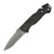 SOGXXX SOGFF24-CP SOG Specialty Knives & Tools FF24-CP Escape Knife with Part-Serrated Folding 3.4-Inch Steel Clip Point Blade and Aluminum Handle, Bead Blasted Finish