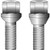 98-0371L  EXC 14X1.50  CHROME SPLINE LUG BOLT (1.18" / 2.165")