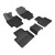 23C TOYOTA CROWN KAGU 1ST/2ND ROW FLOORLINER 5PC BLACK