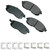 AKEBONO BRAKES ACT815A PROACT DISK PAD