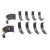Clevite Chevy V8 400 1970-80 Main Bearing Set