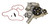 Crown Automotive CAS53022340AC 1115 GND CHRKEE 5.7L/1212 GND CHRKEE 6.4L/1114 300/CHARGER 5.7L/1214 300/CHARGER 6.4L WATER PUMP