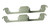 Moroso mor25165 Moroso Chrysler 273-360 Exhaust Block Off Storage Plate - Pair