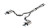 24C MUSTANG GT 5.0L W/ACTIVE EXH CATBACK STYPE EXHAUST SYSTEM W/CHROME TIPS
