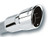 Borla 3in Inlet 4.25in Round Rolled Angle Cut x 4in Long Universal Exhaust Tips
