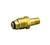 Suburban LP-BPOL Brass Fitting Excess Flow POL Adaptor - Use with Two Stage Regulator, Closing Flow Rate 404SDH of LPG at 100 PSI, POL x 1/4 MPT