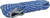 Attwood 11725-2 Hollow Braided Polypropylene Anchor Line with Spring Hook - 3/8 x 50, Blue/White