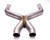Ford Racing 2011-2014 Mustang GT X-Pipe (Reuses Stock Cats)