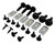 Crown Automotive CAS6506825MK 9706 TJ WRANGLER HARDTOP HARDWARE KIT