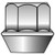 1114HD  EXC 14X2.00 3/4 HEX BULGE SEAT OPEN-END ACORN LUG NUT (.83" TALL)