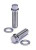 ARP Inc. ARP434-2004 SB TUNED PORT COMPLETE SS HEX INTAKE MANIFOLD BOLT KIT