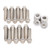 Edelbrock EDL8564 PLATED INTK BOLT KIT FOR 2161
