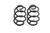 BELLTECH 5352 COIL SPRG SET CHEVY 63-72