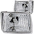 ANZO 1998-2000 Nissan Frontier Crystal Headlights Chrome