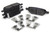 Centric Parts CEN106.10330 POSIQUIET PREMIUM EXTENDED WEAR BRAKE PADS WITH HARDWARE