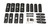 Rhino-Rack Generic RCP Base Kit w/M838 (M8 Stud) - 4 pcs