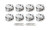 SBC Dished Piston Set 4.040 Bore -  12.7cc