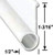 A P PRODUCTS112-0215080316 AWNING RAIL MILL 16 @5