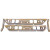 Moroso GM BBC Oval Port Intake Manifold Spacers - Machined Aluminium