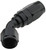 Fragola -8AN x 45 Degree Pro-Flow Hose End - Black