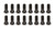 7/16-14 x 1.000 Bolt w/ T50 Torx 16pk