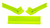 Modified Aero Valance 3pc. Fluorescent Green