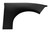 Fender Right Black Stock Car Plastic