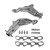 BBK 05-10 Dodge Hemi 6.1L Shorty Tuned Length Exhaust Headers - 1-7/8in Silver Ceramic