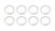 Retaining Rings  8pk For 9/16 Shaft