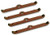 MOROSO 68510 CHROME SB CHEVY HOLD TABS