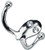 SEA-DOG LINE354-6715101 CHROME BRASS DOUBLE COAT HOOK