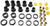 ENERGY SUSPN 33194G Energy Suspension Control Arm Bushing Set