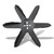 Flex-A-Lite FLX104715 FAN BELTDRIVEN 14IN ONE PIECE NYLON STANDARD ROTATION FAN
