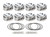 SBC Dome Piston Set 4.155 Bore +3.8cc