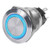 BLUE SEA 4161BSS SWITCH BUTTON SS 10A OFF-(ON) BLUE