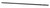 Throttle Rod Black 10-32 17in Long Aluminum