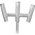 TACO METALS236-F310770BSA1 ALUM KITE 3 GUNNEL ROD HOLDER