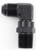 Fragola -6AN x 1/2 NPT 90 Degree Swivel - Black