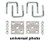 SHIPSHAPE / SMITH 5806636 CE Smith Trailer Square Axle Tie Plate Kit, 1 1/2"