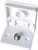 RV DESIGNER350-T111 WEATHERPROOF TV JACK-WHT