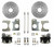 Leed Brakes LEERC1008X REAR DISC BRAKE KIT WITH DRILLED ROTORS AND ZINC PLATED CALIPERS
