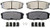 WAGNER BRAKE ZD1304 CERAMIC BRAKE PADS
