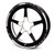 Weld Alumastar 1-Piece 15x3.5 / 5x4.75 BP / 1.75in. BS Black Wheel - Non-Beadlock