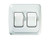 RV DESIGNER350-S533 SWITCH-WALL DBL ON-OFF WHITE