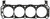 MAHLE Original Detomaso Mangusta 72-67 Performance Head Gasket