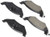STOP TECH 10206620 CTEK METALLIC BRAKE PADS