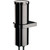 Overflow Tank 8.75in Smooth w/Bracket Black