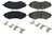PosiQuiet 04-17 Chevy Aveo Premium Ceramic Front Brake Pads